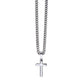 Artisan Cross necklace on Cuban Chain, keepsake gifts for Him