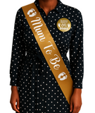 Personalised Mum to Be Sash – Baby Shower & Gender Reveal Accessory