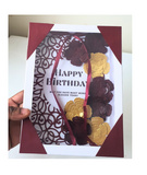 Birthday boxes at Camieroseuk, Gifts for her, Burgundy box.