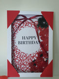 Luxury boxed birthday card, Rose bush, Handmade birthday cards, CamieRoseUK designs
