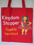 Shopping Tote, Kingdom shopper, ministry bags, christian bags