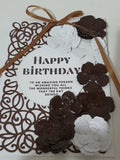 Handmade Custom Ribbon Card with Gift Box – All Occasions | CamieRoseUK