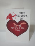 Valentine's day cards, cards for her, cards for him, Camieroseuk designs