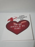 Valentine's day cards, cards for her, cards for him, Camieroseuk designs