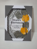 Luxury Handmade Ribbon Card – Custom Floral Design in Gift Box
